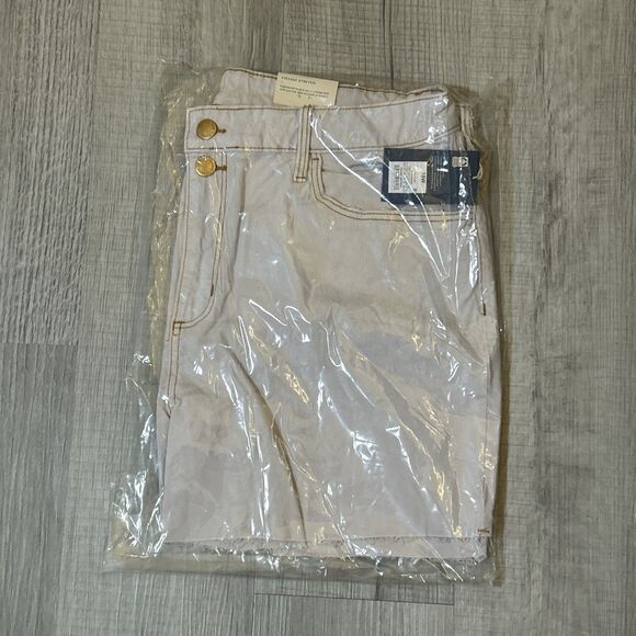 NWT Universal Thread High-Rise Vintage Midi Jean Shorts Cut Off Raw Hem Size 18W - Picture 11 of 16